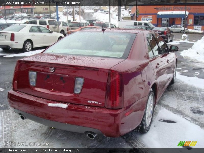 Infrared / Cashmere 2007 Cadillac STS 4 V6 AWD