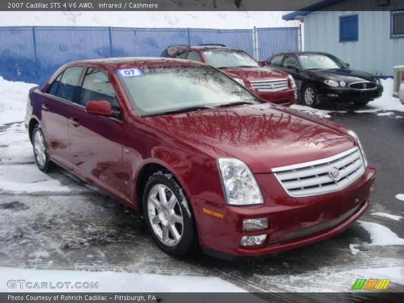 Infrared / Cashmere 2007 Cadillac STS 4 V6 AWD