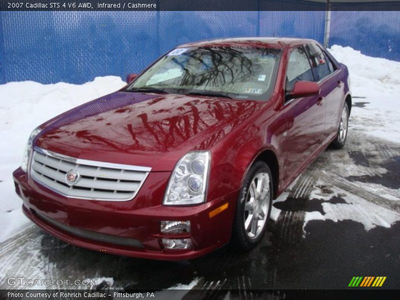Infrared / Cashmere 2007 Cadillac STS 4 V6 AWD