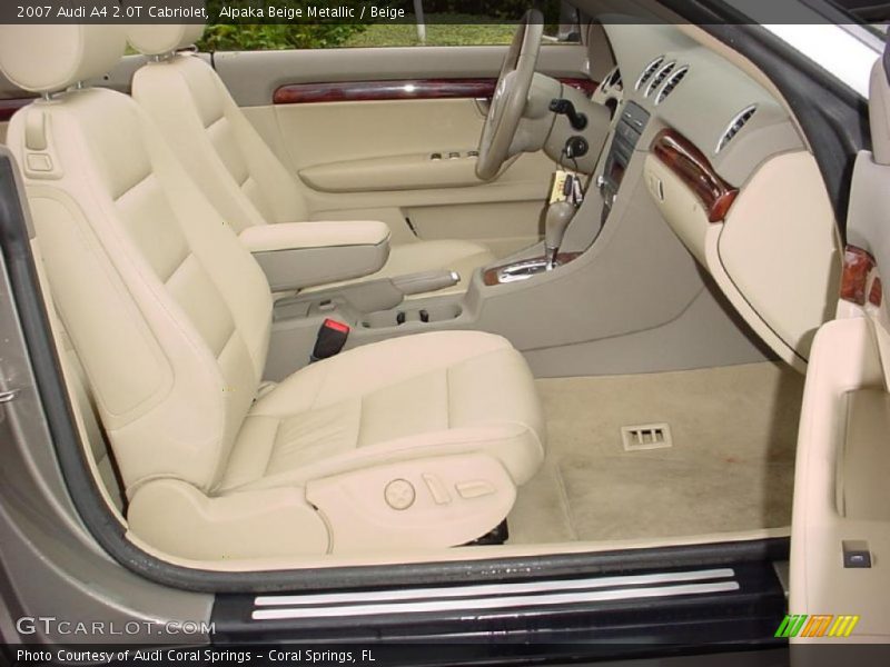 Alpaka Beige Metallic / Beige 2007 Audi A4 2.0T Cabriolet