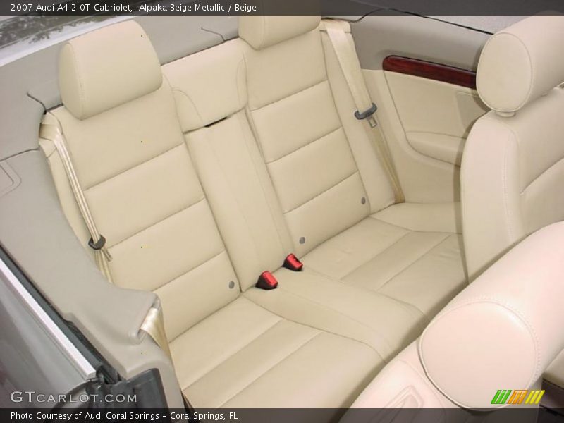 Alpaka Beige Metallic / Beige 2007 Audi A4 2.0T Cabriolet