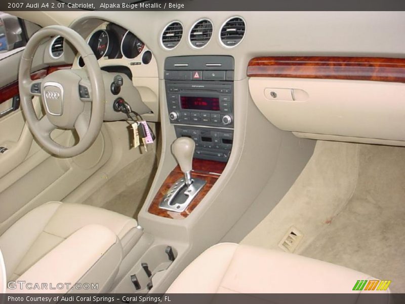 Alpaka Beige Metallic / Beige 2007 Audi A4 2.0T Cabriolet