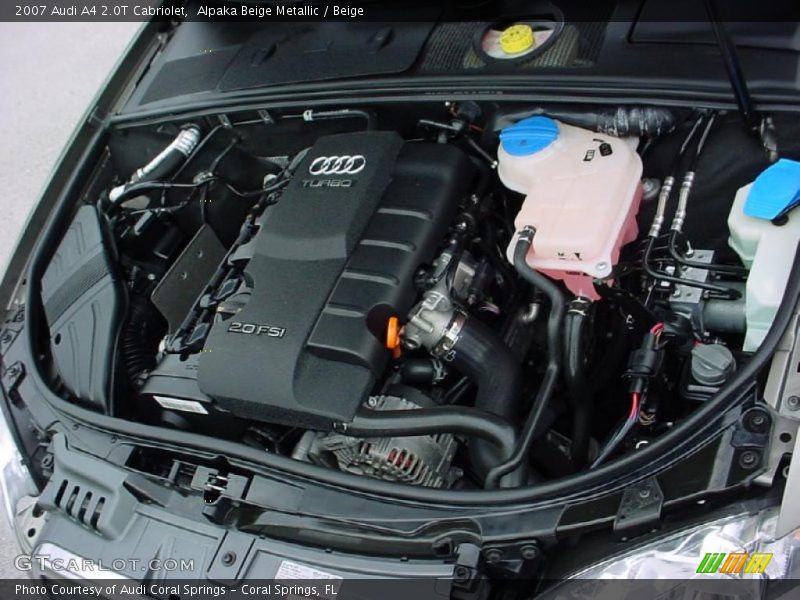 Alpaka Beige Metallic / Beige 2007 Audi A4 2.0T Cabriolet