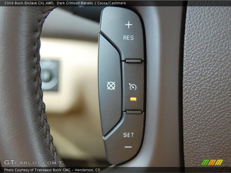 Dark Crimson Metallic / Cocoa/Cashmere 2009 Buick Enclave CXL AWD