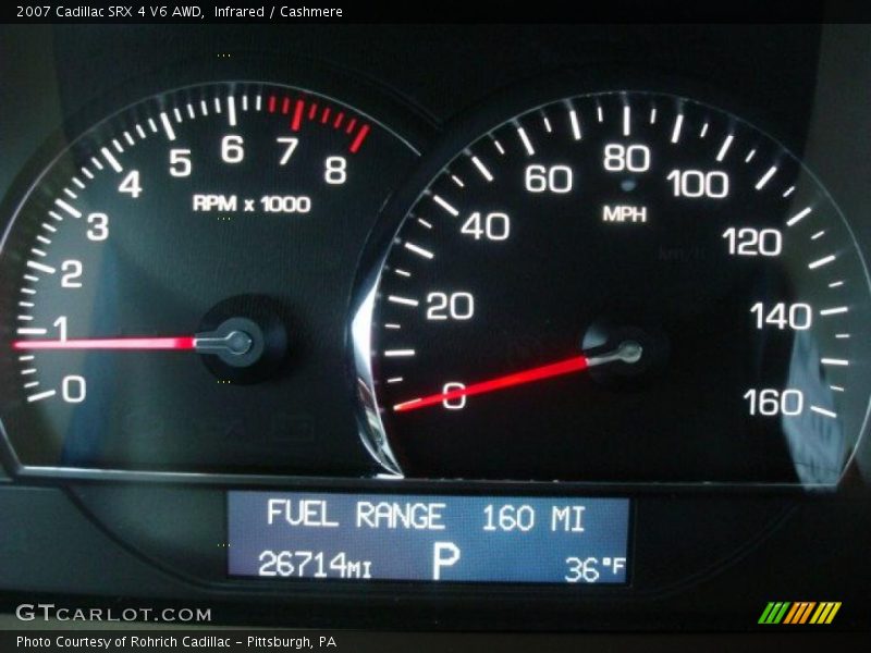 Infrared / Cashmere 2007 Cadillac SRX 4 V6 AWD