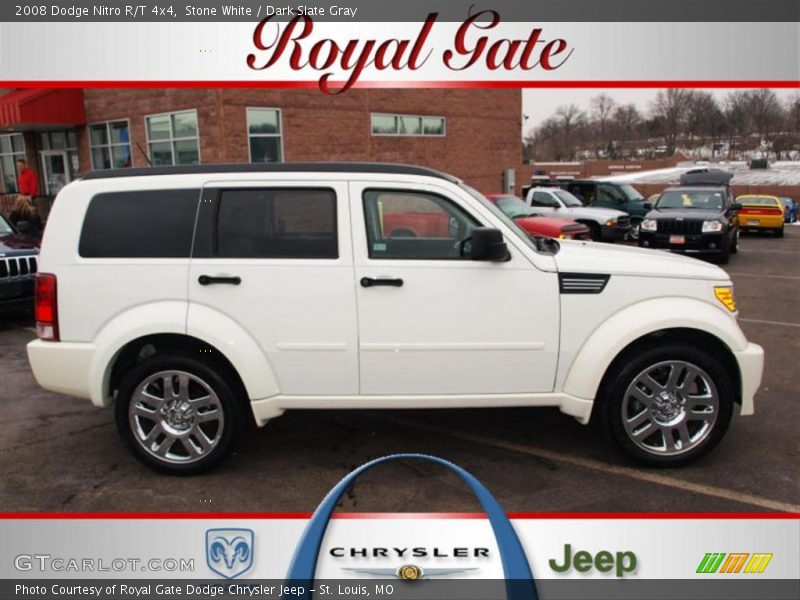 Stone White / Dark Slate Gray 2008 Dodge Nitro R/T 4x4