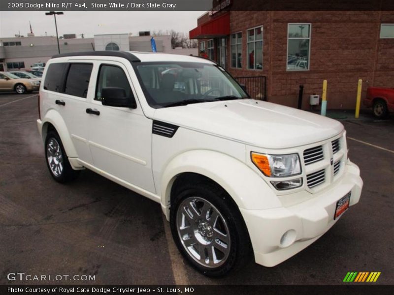 Stone White / Dark Slate Gray 2008 Dodge Nitro R/T 4x4