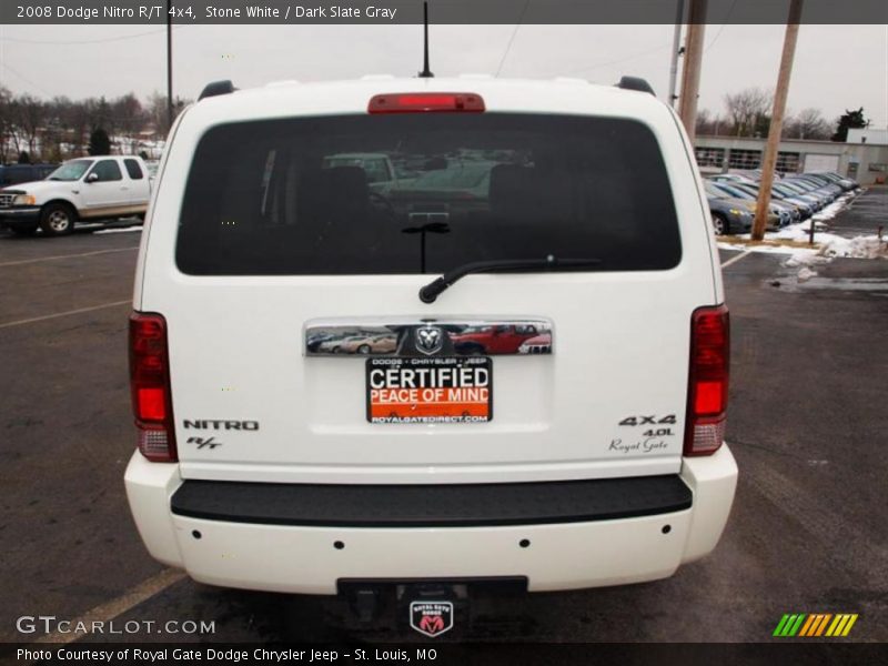 Stone White / Dark Slate Gray 2008 Dodge Nitro R/T 4x4