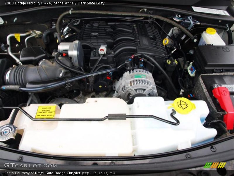 Stone White / Dark Slate Gray 2008 Dodge Nitro R/T 4x4