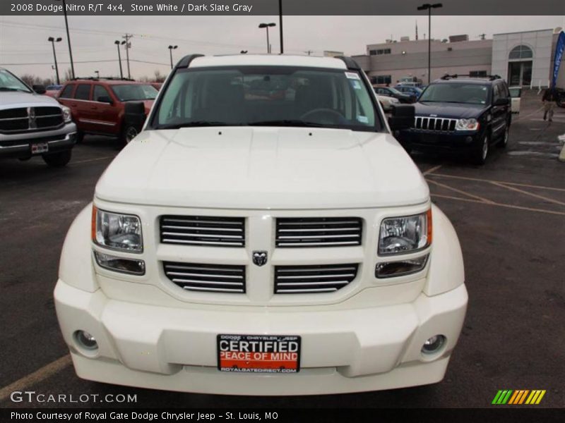 Stone White / Dark Slate Gray 2008 Dodge Nitro R/T 4x4