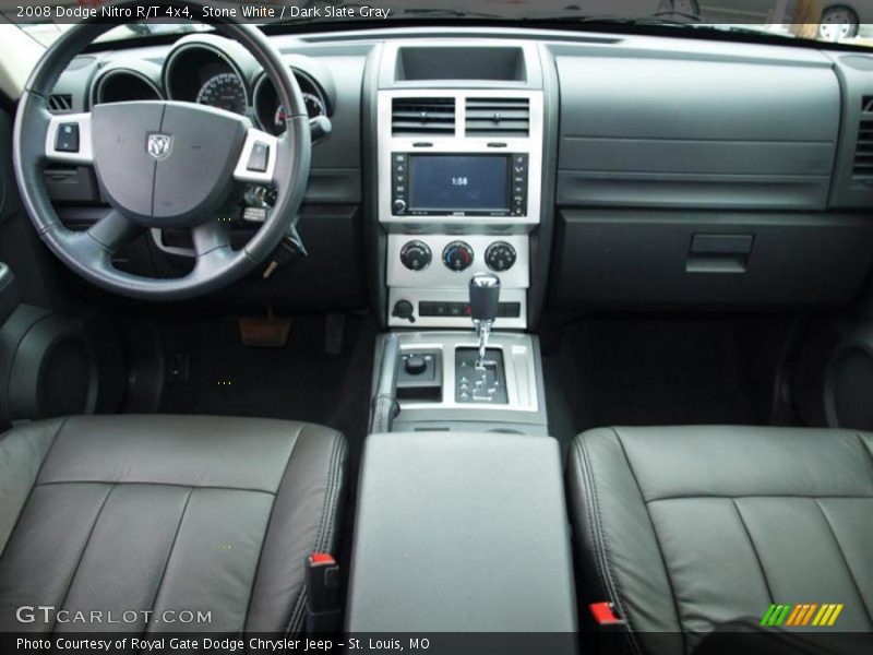 Stone White / Dark Slate Gray 2008 Dodge Nitro R/T 4x4