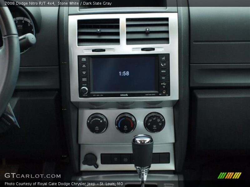 Stone White / Dark Slate Gray 2008 Dodge Nitro R/T 4x4