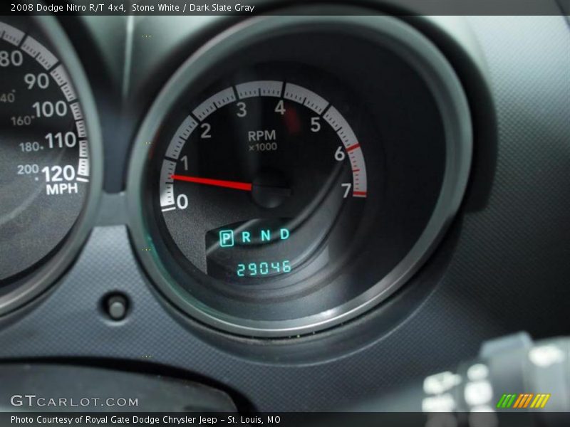 Stone White / Dark Slate Gray 2008 Dodge Nitro R/T 4x4