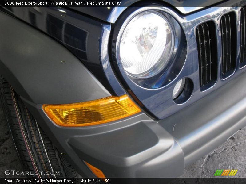 Atlantic Blue Pearl / Medium Slate Gray 2006 Jeep Liberty Sport