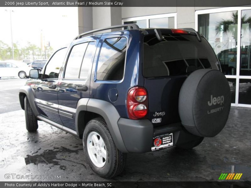 Atlantic Blue Pearl / Medium Slate Gray 2006 Jeep Liberty Sport