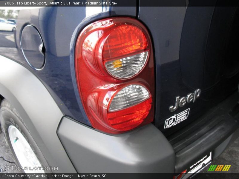 Atlantic Blue Pearl / Medium Slate Gray 2006 Jeep Liberty Sport