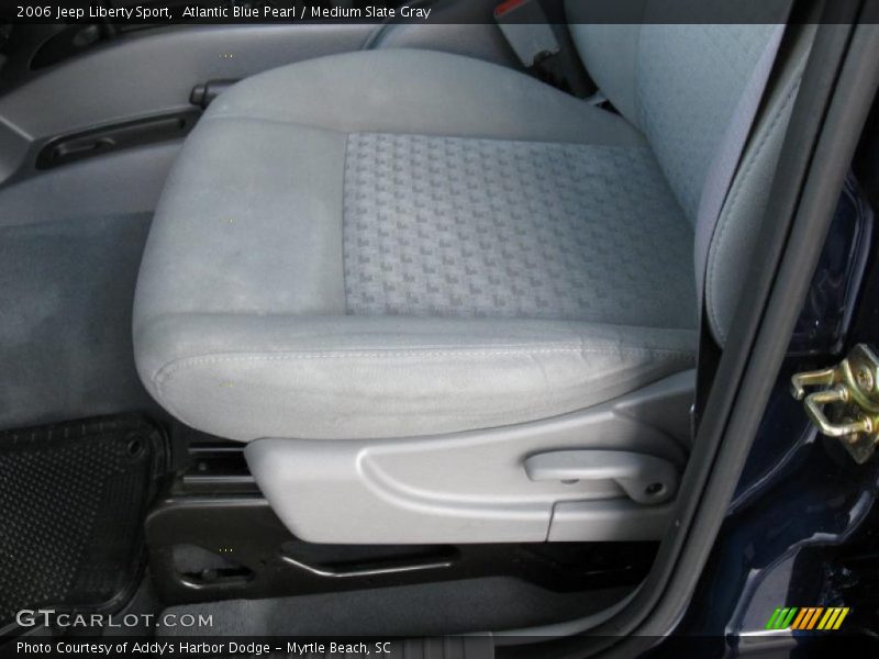 Atlantic Blue Pearl / Medium Slate Gray 2006 Jeep Liberty Sport