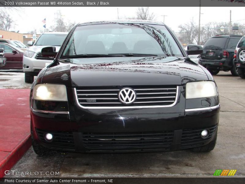 Black / Black 2003 Volkswagen Passat W8 4Motion Sedan