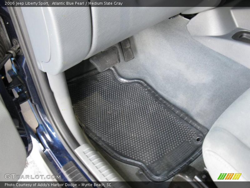 Atlantic Blue Pearl / Medium Slate Gray 2006 Jeep Liberty Sport