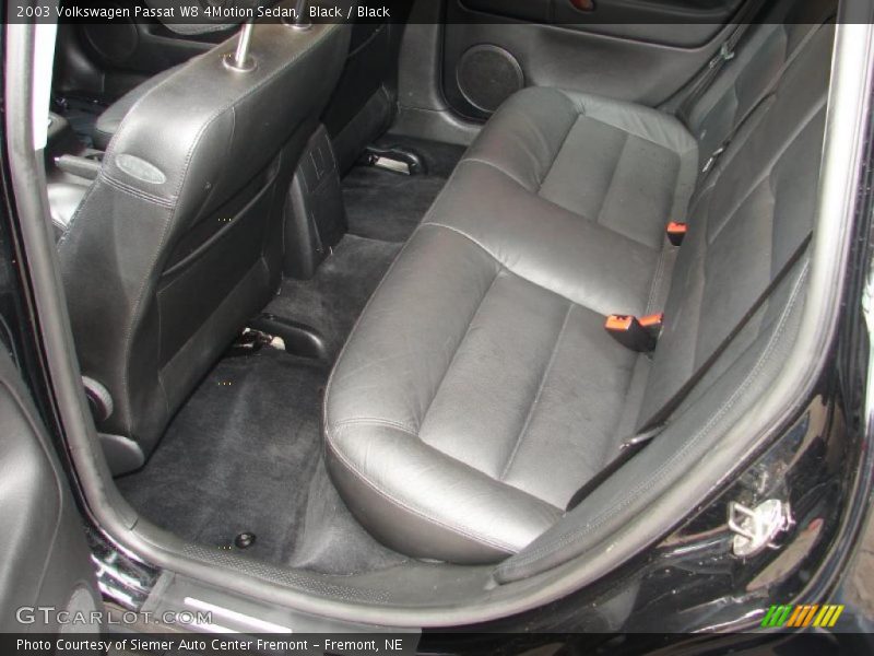 Black / Black 2003 Volkswagen Passat W8 4Motion Sedan