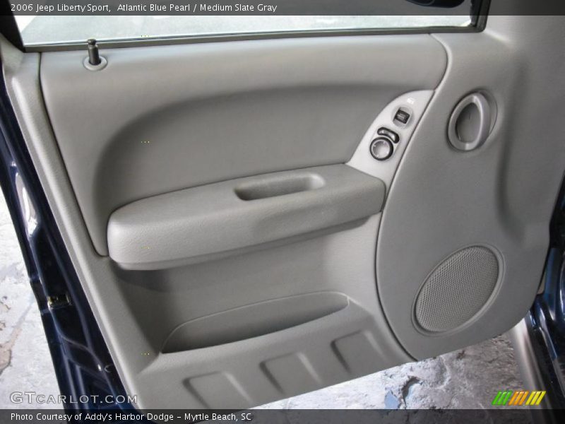 Atlantic Blue Pearl / Medium Slate Gray 2006 Jeep Liberty Sport