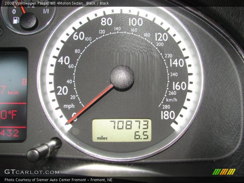 Black / Black 2003 Volkswagen Passat W8 4Motion Sedan