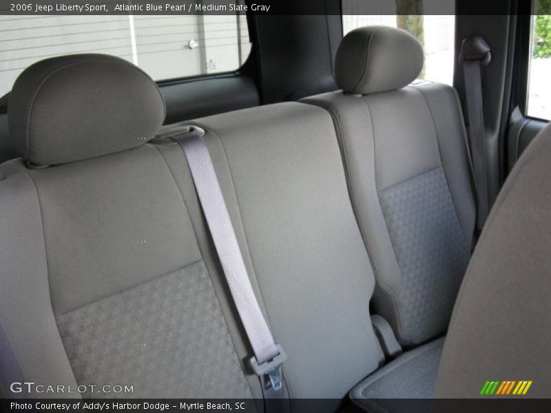 Atlantic Blue Pearl / Medium Slate Gray 2006 Jeep Liberty Sport