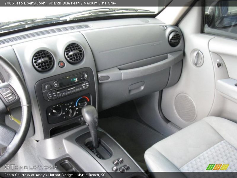 Atlantic Blue Pearl / Medium Slate Gray 2006 Jeep Liberty Sport