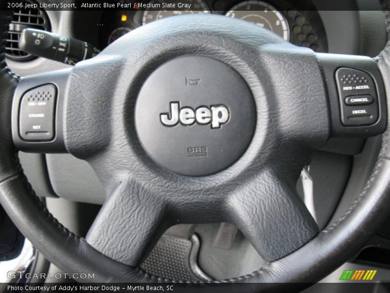 Atlantic Blue Pearl / Medium Slate Gray 2006 Jeep Liberty Sport