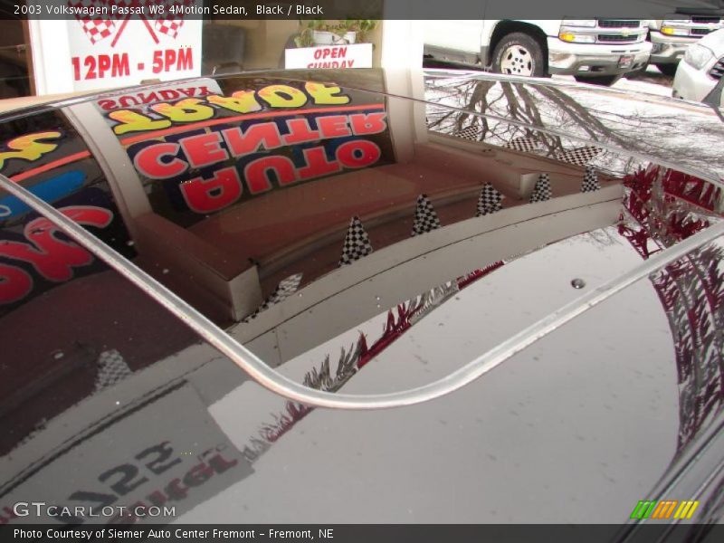 Black / Black 2003 Volkswagen Passat W8 4Motion Sedan