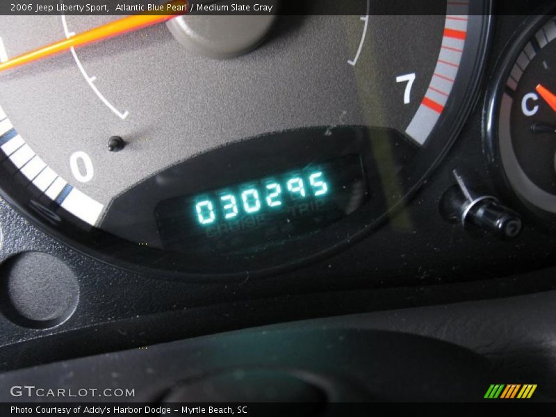 Atlantic Blue Pearl / Medium Slate Gray 2006 Jeep Liberty Sport