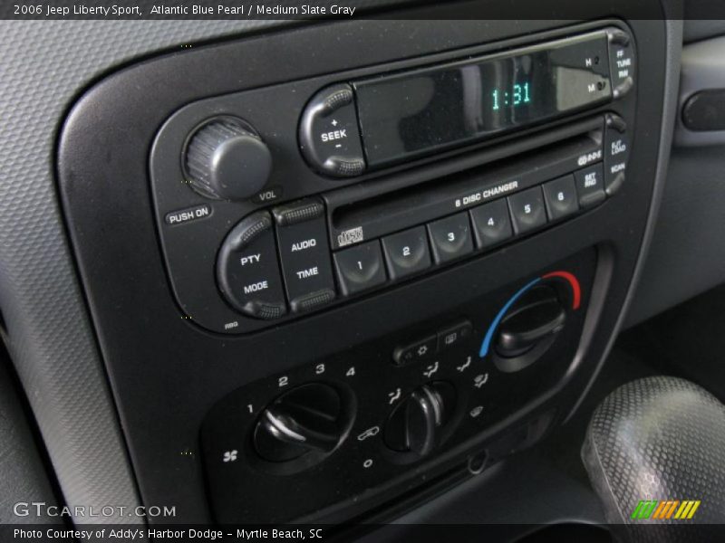 Atlantic Blue Pearl / Medium Slate Gray 2006 Jeep Liberty Sport