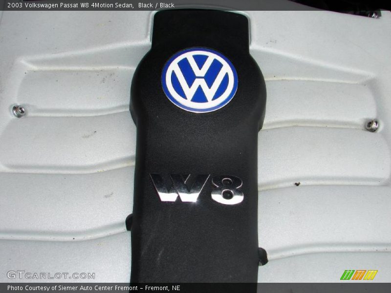 Black / Black 2003 Volkswagen Passat W8 4Motion Sedan