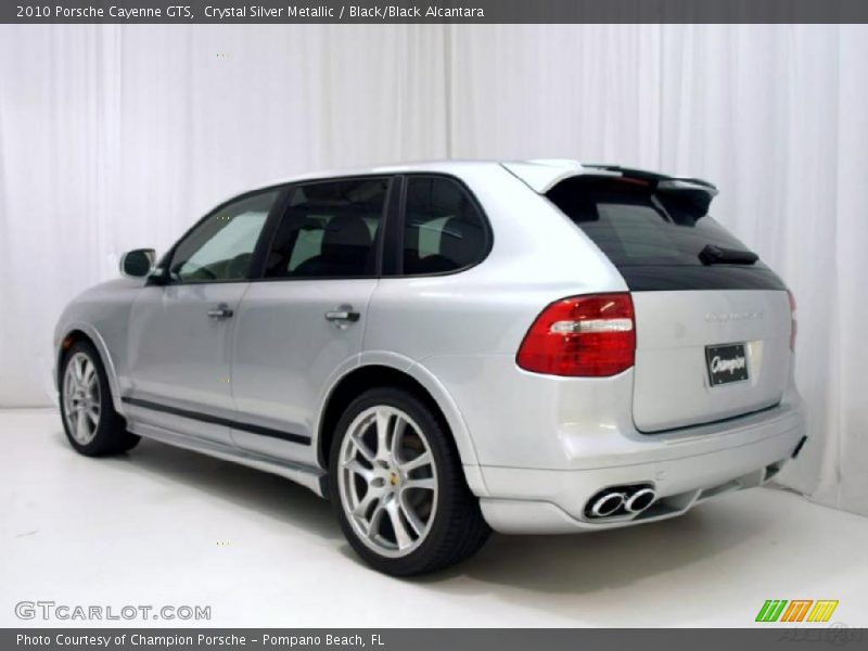 Crystal Silver Metallic / Black/Black Alcantara 2010 Porsche Cayenne GTS