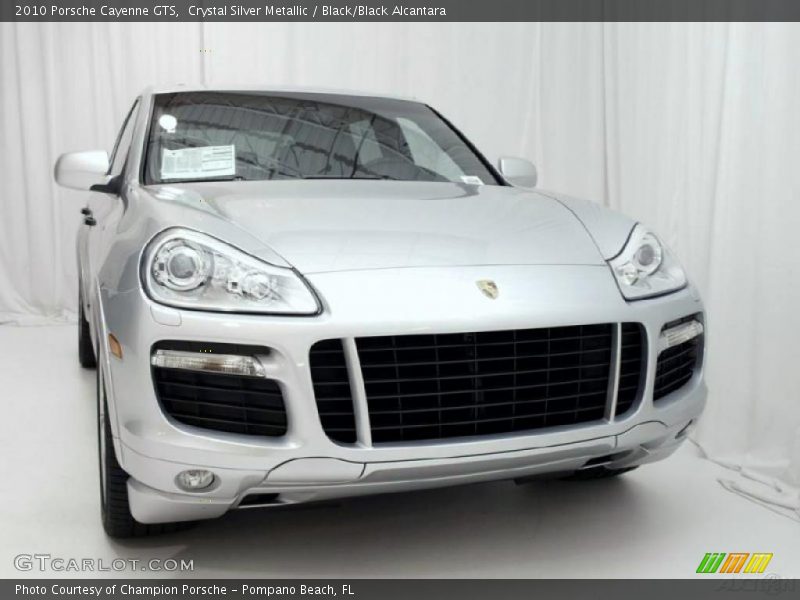 Crystal Silver Metallic / Black/Black Alcantara 2010 Porsche Cayenne GTS