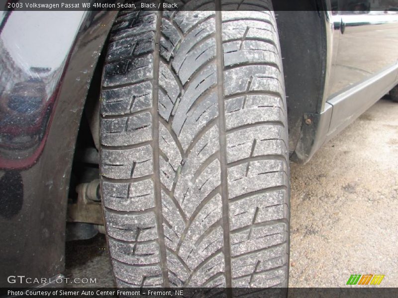 Black / Black 2003 Volkswagen Passat W8 4Motion Sedan