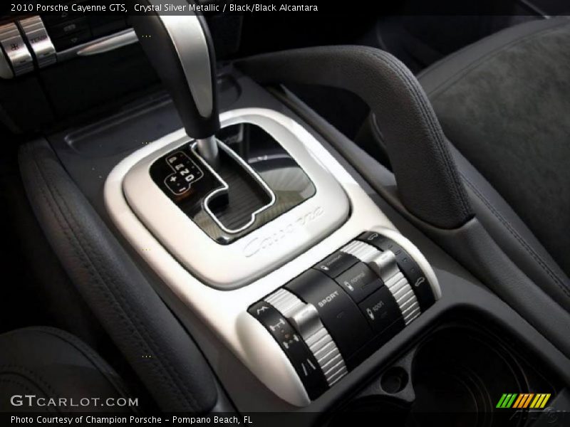 Crystal Silver Metallic / Black/Black Alcantara 2010 Porsche Cayenne GTS
