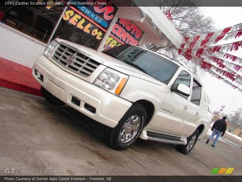 White Diamond / Shale 2003 Cadillac Escalade EXT AWD
