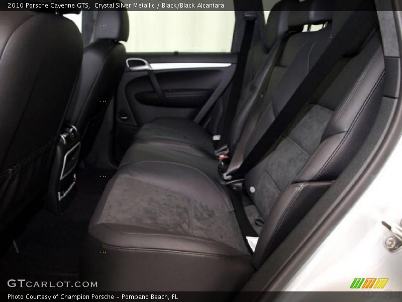 Crystal Silver Metallic / Black/Black Alcantara 2010 Porsche Cayenne GTS
