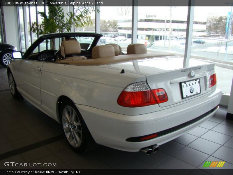 Alpine White / Sand 2006 BMW 3 Series 330i Convertible