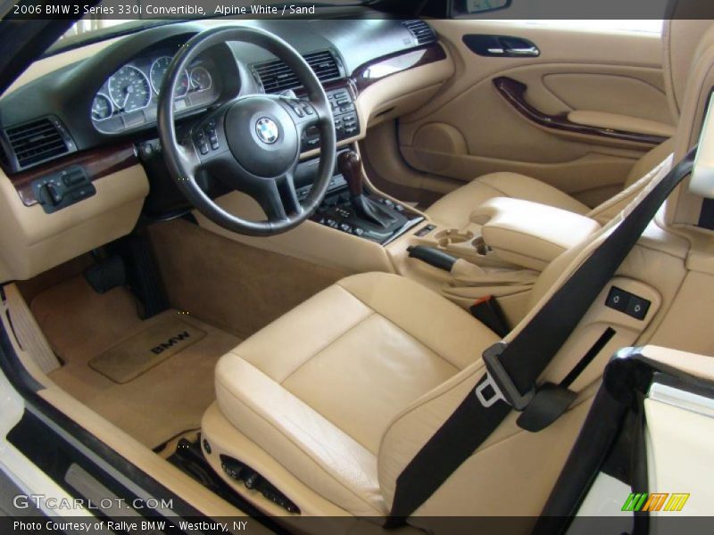 Alpine White / Sand 2006 BMW 3 Series 330i Convertible
