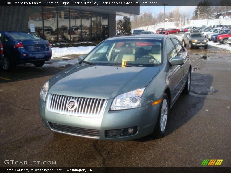 Light Tundra Metallic / Dark Charcoal/Medium Light Stone 2006 Mercury Milan V6 Premier