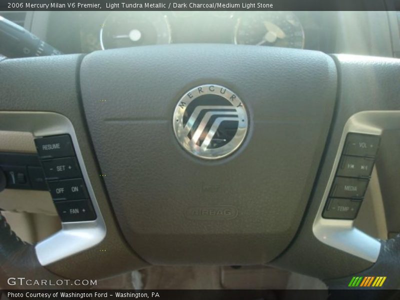 Light Tundra Metallic / Dark Charcoal/Medium Light Stone 2006 Mercury Milan V6 Premier