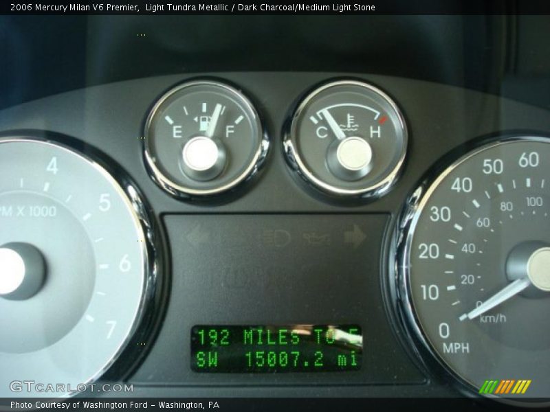 Light Tundra Metallic / Dark Charcoal/Medium Light Stone 2006 Mercury Milan V6 Premier