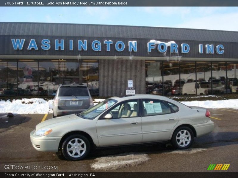 Gold Ash Metallic / Medium/Dark Pebble Beige 2006 Ford Taurus SEL