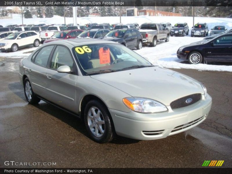 Gold Ash Metallic / Medium/Dark Pebble Beige 2006 Ford Taurus SEL
