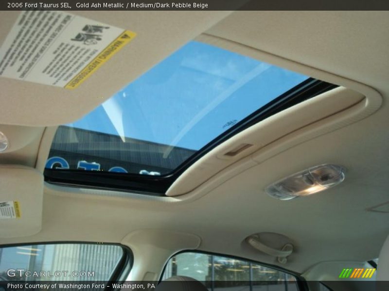 Gold Ash Metallic / Medium/Dark Pebble Beige 2006 Ford Taurus SEL