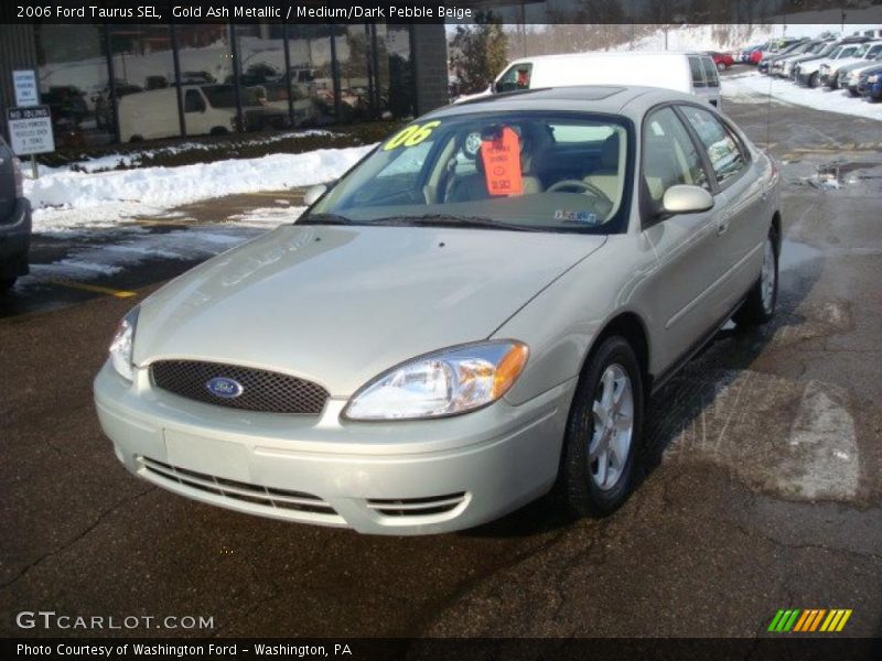 Gold Ash Metallic / Medium/Dark Pebble Beige 2006 Ford Taurus SEL