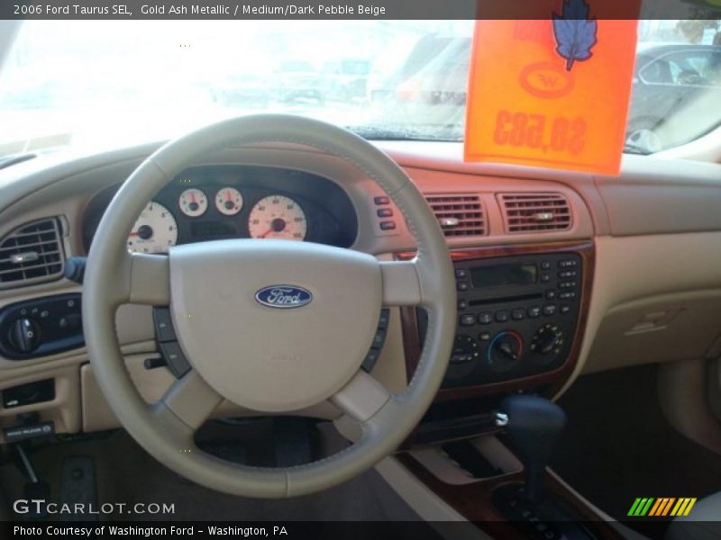 Gold Ash Metallic / Medium/Dark Pebble Beige 2006 Ford Taurus SEL