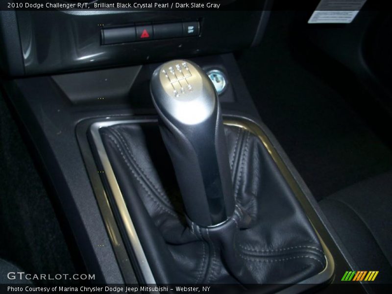 Brilliant Black Crystal Pearl / Dark Slate Gray 2010 Dodge Challenger R/T